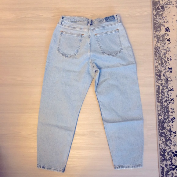 NWT Abercrombie & Fitch Pleated High Rise 80s Mom Jean - Picture 9 of 9